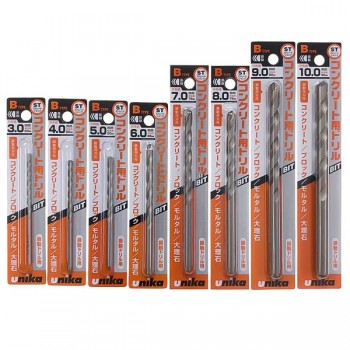 7mm Mũi khoan bê tông chuôi trụ Unika BL7.0x200