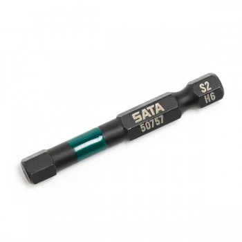 Bộ 10 mũi vít lục giác 5mm cốt 1/4" dài 50mm SATA 59755