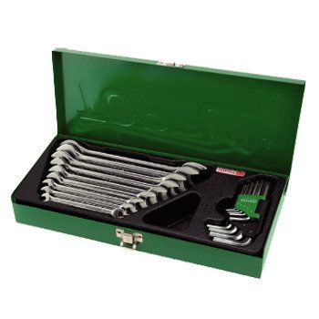 Bộ cờ lê 2 đầu vòng 18 món  và lục giác18 món Toptul GAAD1802