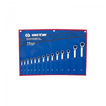 Bộ cờ lê tự động 14 chi tiết Kingtony 12214MRN