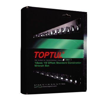 Bộ cờ lê vòng miệng bóng 12 món Toptul GAAE1210