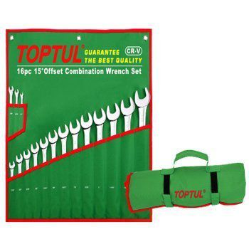 Bộ cờ lê vòng miệng mờ  16 món Toptul GAAA1604