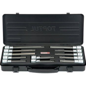 Bộ đầu vít lục giác 1/2" 12 món (Hộp đen) GBA12130