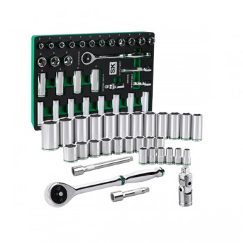 Bộ dụng cụ 34 chi tiết 1/2inch SK tools SK01316