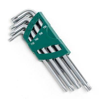 Bộ lục giác sao loại dài 9 chi tiết Sata 09702