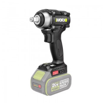 Bộ máy siết bu lông dùng pin 20V Worx WE272 (1 Pin 4.0Ah & Sạc)