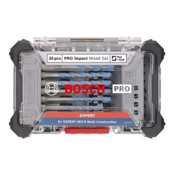 Bộ mũi khoan Hex-9 và mũi vít Pick and Click 35 món (updating) Bosch 2608521U82