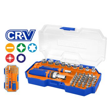 Bộ tuốc nơ vít 43 chi tiết Wadfow WSS8B43