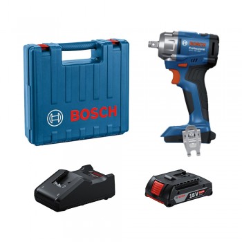 Combo Máy vặn Bu Lông Bosch GDS 18V-350 + 1 Pin 2.0Ah + 1 Sạc Nhanh