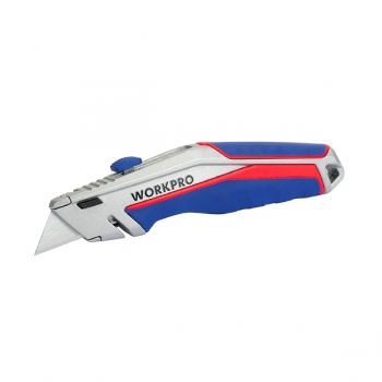 Dao tiện ích có lưỡi cắt lưỡi dao thu vào được và có thể thể thay đổi nhanh chóng Workpro WP213014