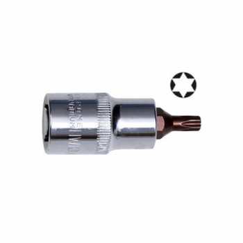 Đầu tuýp gắn mũi bông 6 cạnh T27 x 55mm Asaki AK-7303