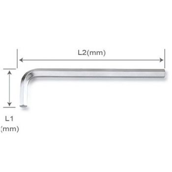 Lục giác chữ L (dài) 14mm TOPTUL AGAL1424