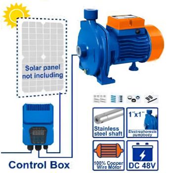 Máy bơm nước năng lượng mặt trời Wadfow WWPCDC02 (Không kèm tấm năng lượng mặt trời)