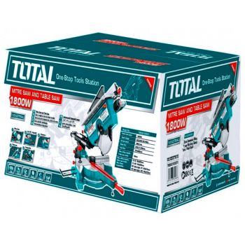 Máy cắt nhôm kết hợp cưa bàn 1800W Total TMS43183051