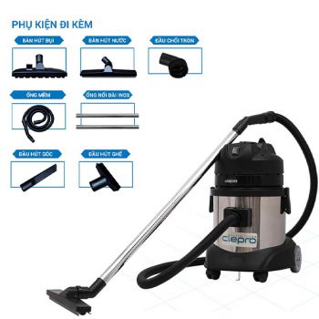 Máy hút bụi khô và ướt CLEPRO S1/15 (1 motor)