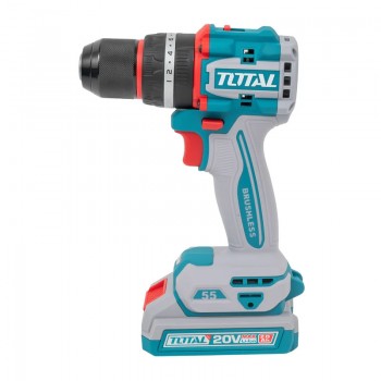 Máy khoan động lực dùng pin 20V Total TIDLI20558  (2 Pin 2.0Ah, 1 Sạc)