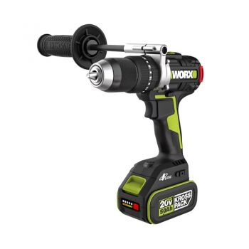 Máy Khoan Động Lực 20V Worx WU377 (2 Pin 5.0Ah & Sạc)