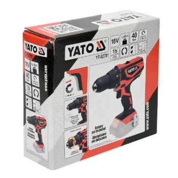 Máy khoan vặn vít dùng Pin 18V Yato YT-82781 (Chưa gồm Pin sạc)