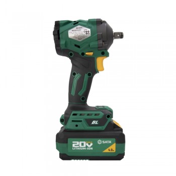 Máy vặn bu lông dùng pin 20V Sata 151073U (2 Pin 4.0Ah, 1 Sạc)