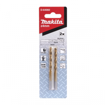 Mũi Khoan Sắt HSS-Tin 6x93mm Makita D-64107