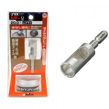 Mũi khoét lỗ gạch cứng 20mm chuôi lục giác Unika DJW20.0x76S