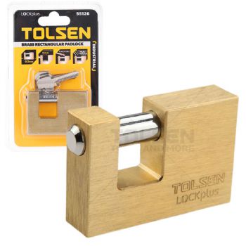 Ổ khóa đồng cầu ngang 60mm Tolsen 55126