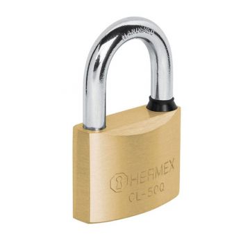 Ổ khóa treo thân đồng thau 50mm Hermex CL-50Q