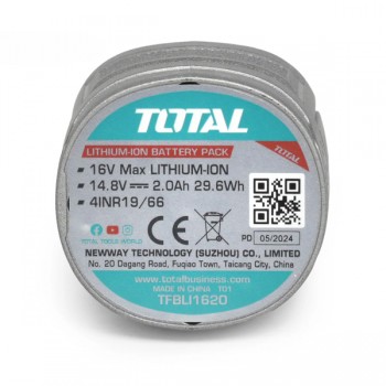 Pin Total 16V 2.0Ah TFBLI1620