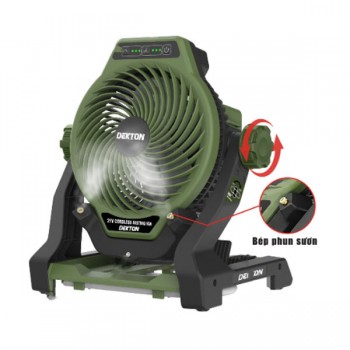 Quạt phun sương dùng pin 21V Dekton M21-QPS190XPRO