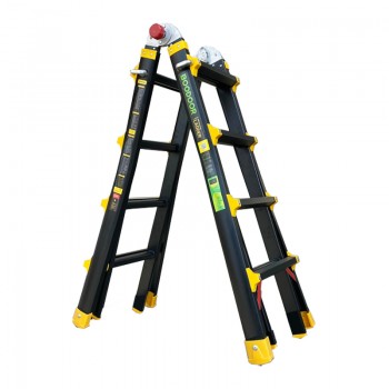 Thang nhôm rút chữ A đa năng Boodoor MS20 (Khóa 3 ngàm)