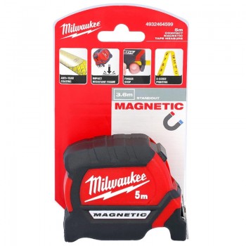 Thước cuộn thép có từ Milwaukee 4932464599 Gen III 5m