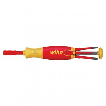 Tua Vít Cách Điện 1000V Wiha LiftUp Electric 38612 (Kèm 6 SlimBit)