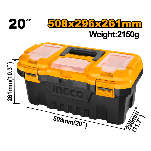 Thùng đựng đồ nghề khóa nhựa 20 inch INGCO PBX2001