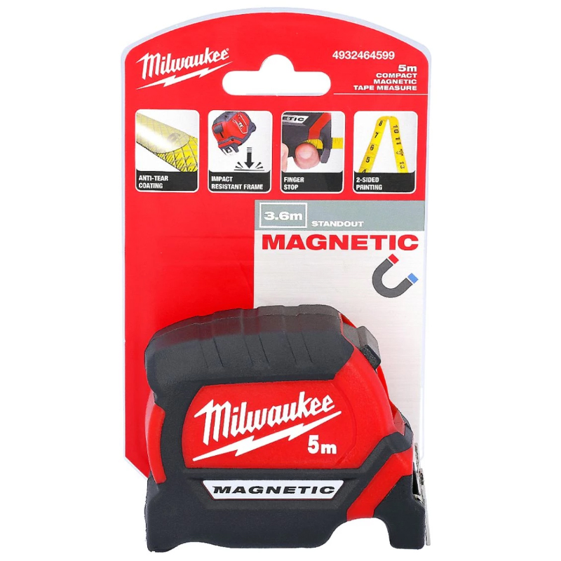 Thước cuộn thép có từ Milwaukee 4932464599 Gen III 5m