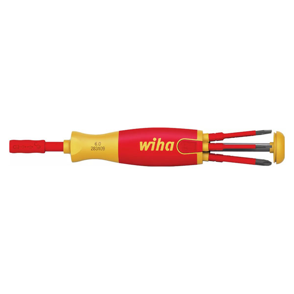 Tua Vít Cách Điện 1000V Wiha LiftUp Electric 38612 (Kèm 6 SlimBit)