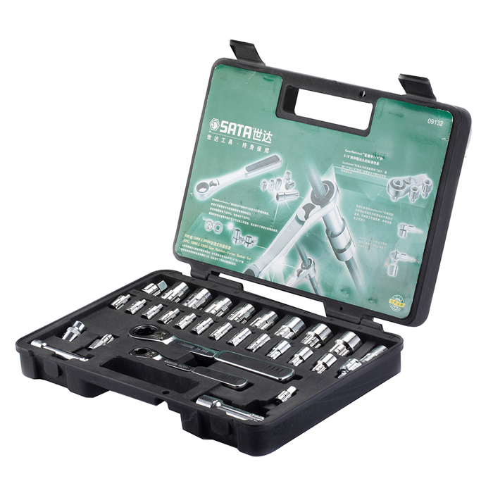 1/4" Bộ tuýp 25 chi tiết Sata 09132