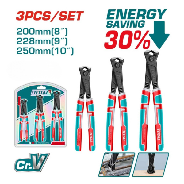 Bộ 3 kềm càng cua 8", 9", 10" Total THT1RK231