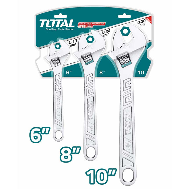Bộ 3 mỏ lết Total THTK1013