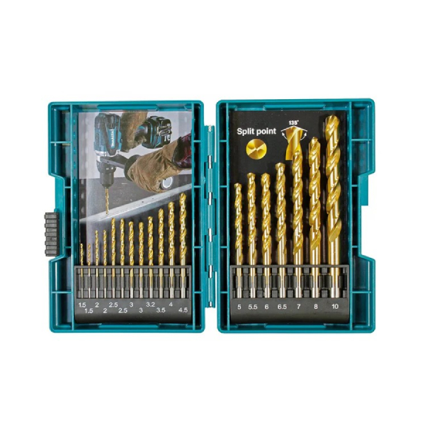 Bộ mũi khoan HSS-TIN 1.5MM-10MM Makita B-67795