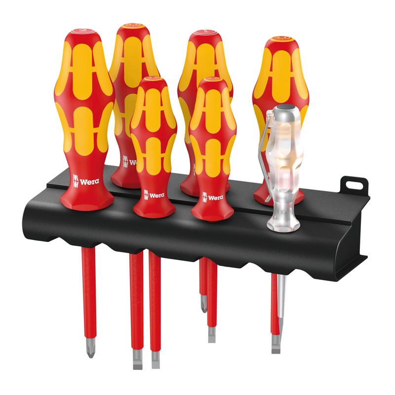 Bộ tua vít cách điện 160 i/7 Kraftform Plus 7 Chiếc Wera 05006147001