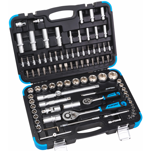 Bộ tuýp 94 chi tiết đầu vuông 1/4 và 1/2 inch EloFort Germany 16-94