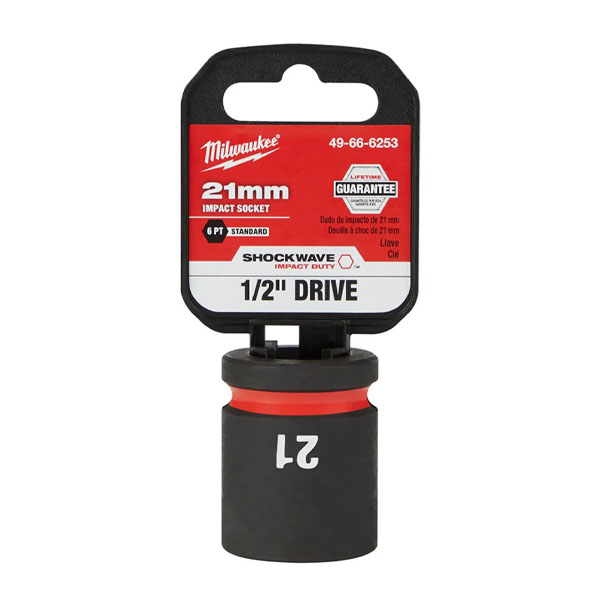 Đầu khẩu siết bu lông 1/2" Milwaukee Impact 49-66-6253 (21x48mm)