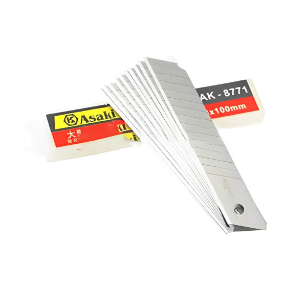 Lưỡi dao rọc giấy bảng lớn 100 x 18mm Asaki AK-8769