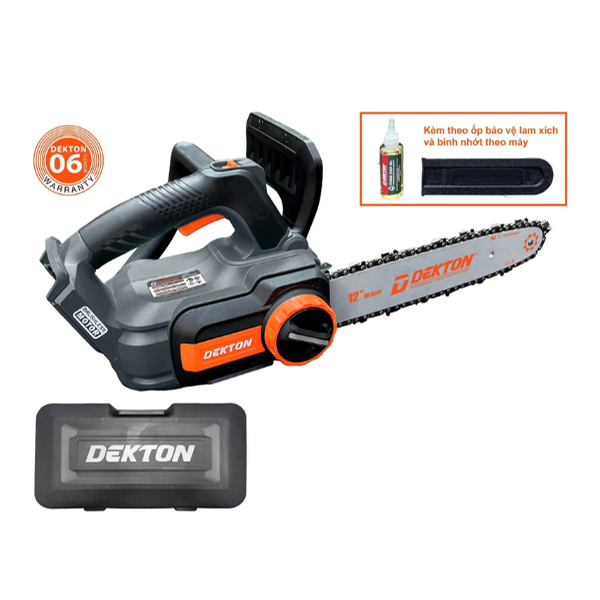Máy cưa xích 12 inch dùng pin 21V Dekton M21-CX12PRO (Chưa Pin & Sạc)