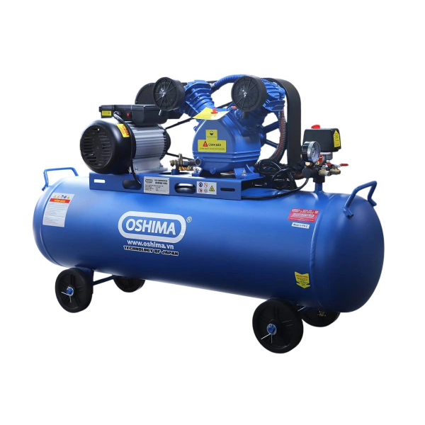 Máy nén khí có dầu điện 1 pha dây đồng Oshima 140L-3.0HP