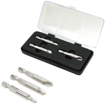 Mũi khoan lấy ốc gãy 3 món 1/4" Toptul JGAW0301