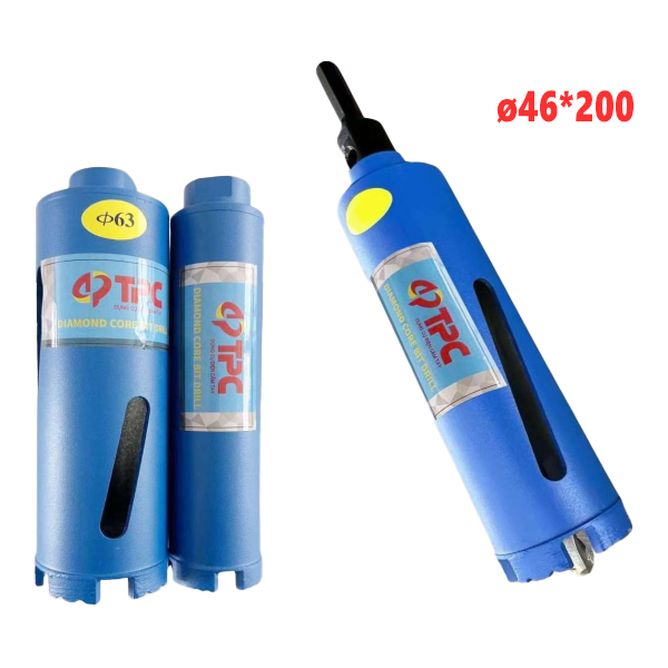 Mũi khoan rút lõi bê tông chuôi lục giác TPC ø51x200