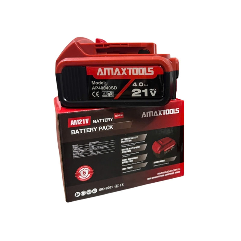 Pin 21V 4.0Ah Amaxtools AP40040SD (Chân Dewalt)