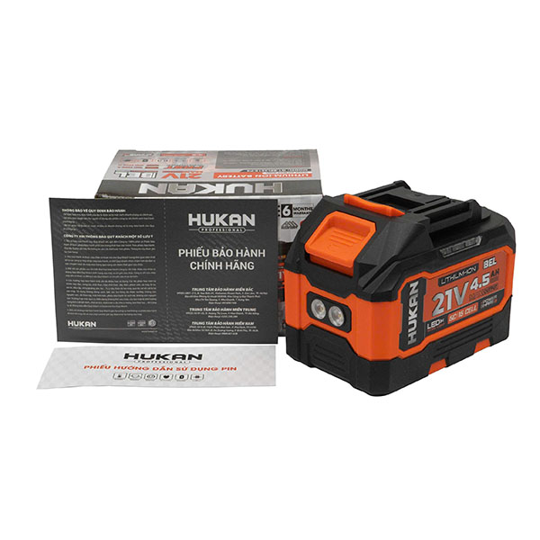 Pin Hukan 21V 4.5Ah chân phổ thông G1-BEL4515-P4