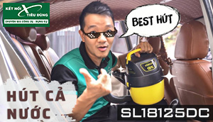 [Review] Máy Hút Bụi Tốt Nhất Cho Xe Ô Tô Stanley SL18125DC - Lực Hút Mạnh, Hút Được Cả Khô Và Nước